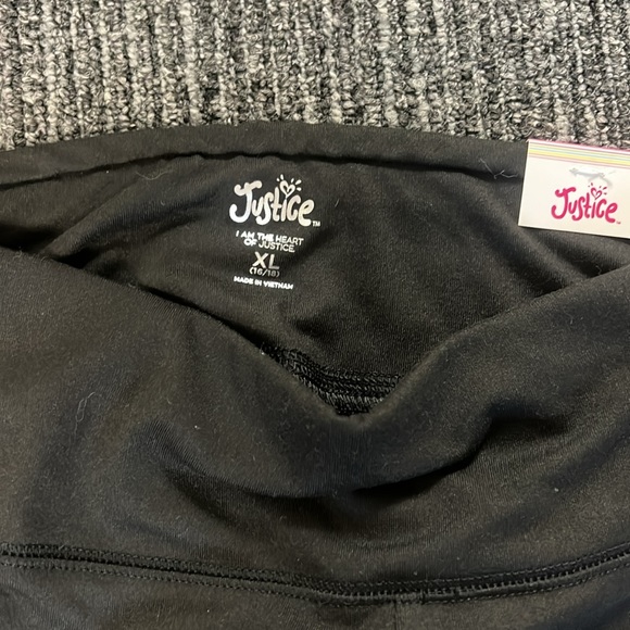 Justice Black Tween Leggings - Picture 4 of 4
